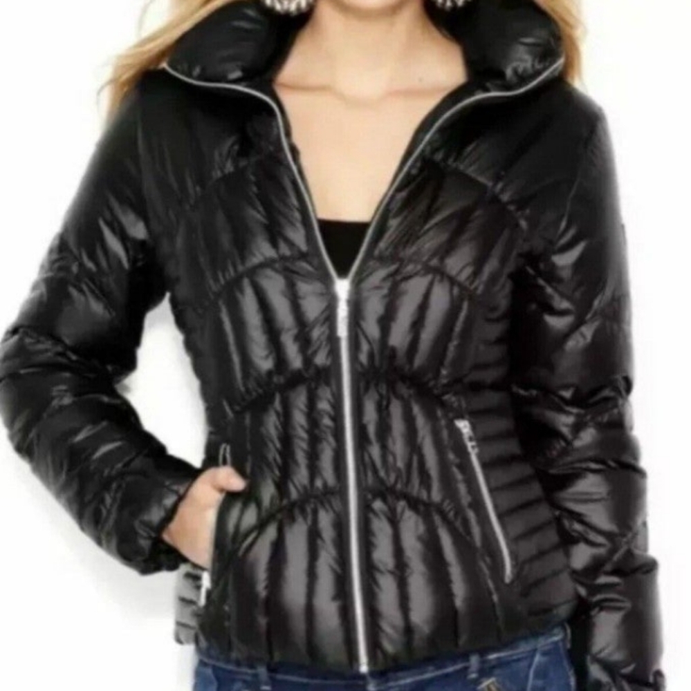NEW GUESS Women's Quilted Puffer Jacket Size medium